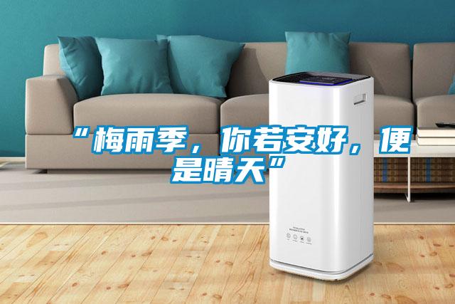 “梅雨季，你若安好，便是晴天”