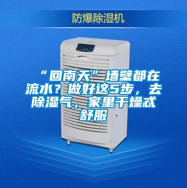 “回南天”墻壁都在流水？做好這5步，去除濕氣，家里干燥忒舒服