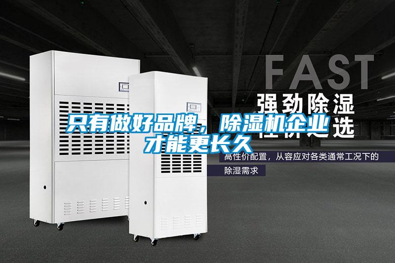 只有做好品牌，除濕機(jī)企業(yè)才能更長久
