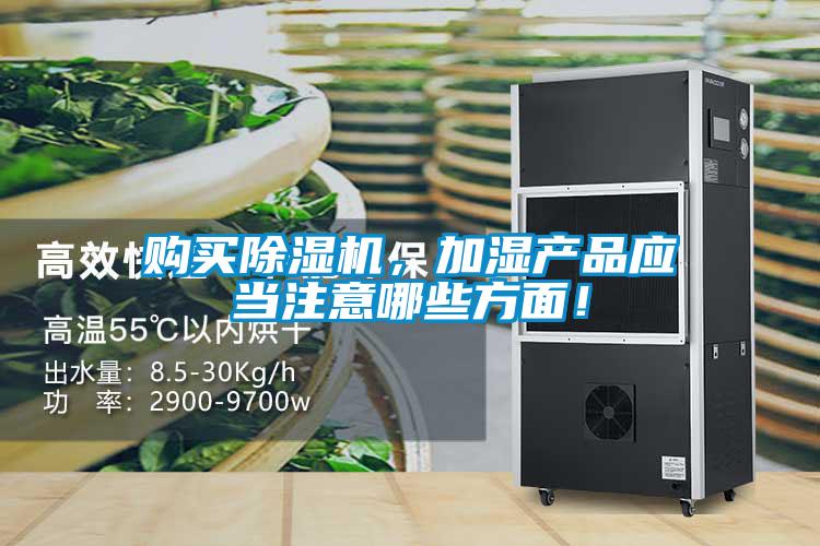 購(gòu)買(mǎi)除濕機(jī)，加濕產(chǎn)品應(yīng)當(dāng)注意哪些方面！