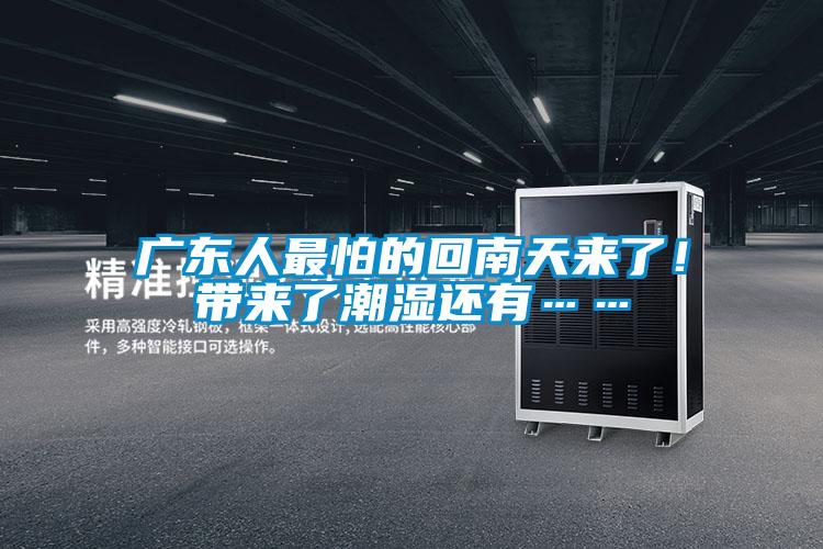 廣東人最怕的回南天來了！帶來了潮濕還有……