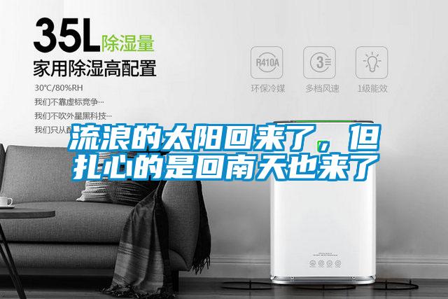 流浪的太陽回來了，但扎心的是回南天也來了