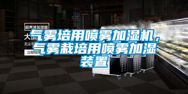 氣霧培用噴霧加濕機(jī)，氣霧栽培用噴霧加濕裝置