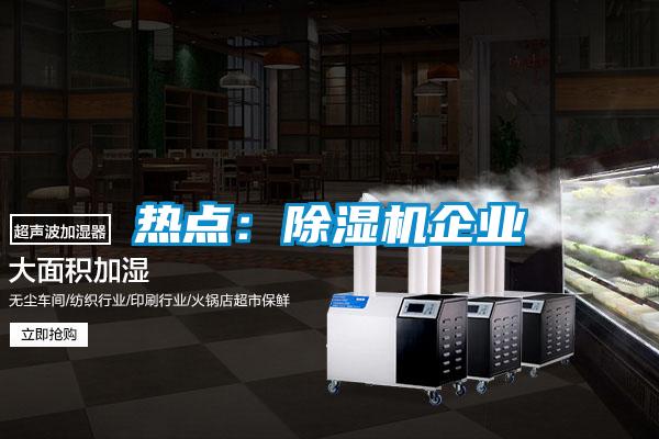熱點:除濕機企業(yè)