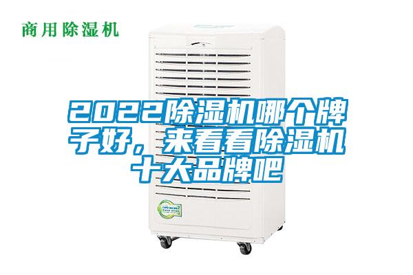 2022除濕機哪個牌子好，來看看除濕機十大品牌吧