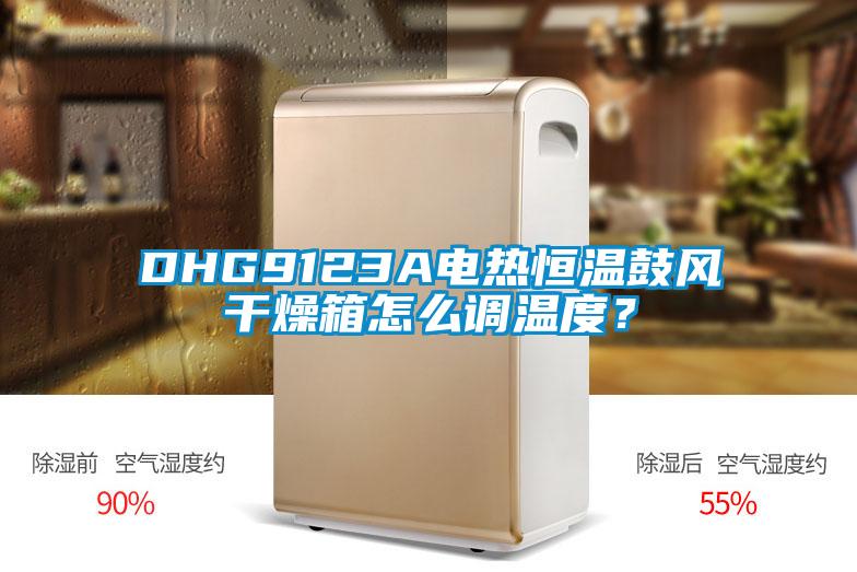 DHG9123A電熱恒溫鼓風(fēng)干燥箱怎么調(diào)溫度？