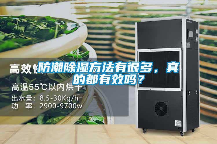 防潮除濕方法有很多，真的都有效嗎？