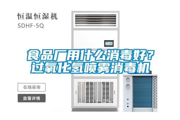 食品廠用什么消毒好？過氧化氫噴霧消毒機(jī)