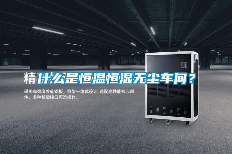 什么是恒溫恒濕無塵車間？