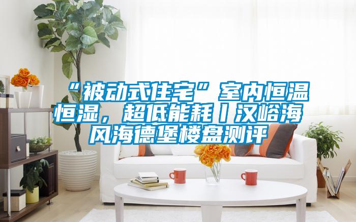 “被動(dòng)式住宅”室內(nèi)恒溫恒濕，超低能耗丨漢峪海風(fēng)海德堡樓盤(pán)測(cè)評(píng)