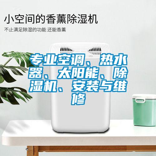 專業(yè)空調(diào)、熱水器、太陽能、除濕機(jī)、安裝與維修