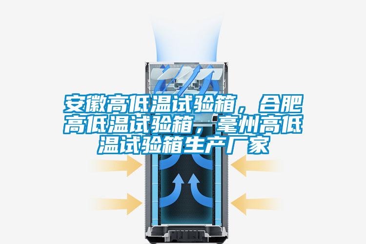 安徽高低溫試驗箱，合肥高低溫試驗箱，毫州高低溫試驗箱生產(chǎn)廠家