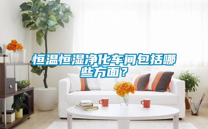 恒溫恒濕凈化車間包括哪些方面?