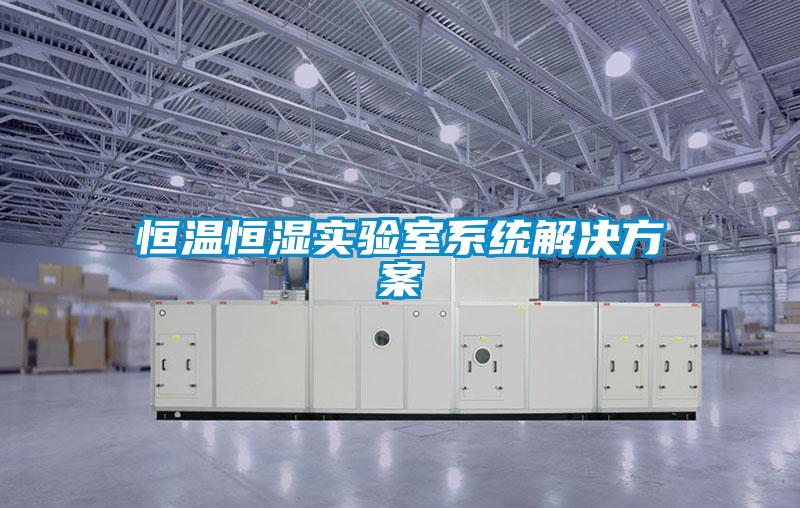 恒溫恒濕實(shí)驗(yàn)室系統(tǒng)解決方案