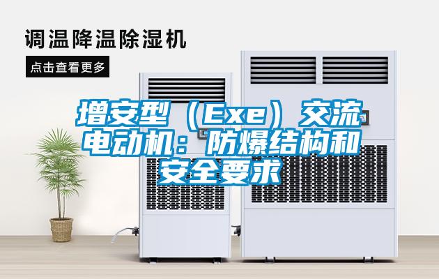增安型(Exe)交流電動(dòng)機(jī):防爆結(jié)構(gòu)和安全要求