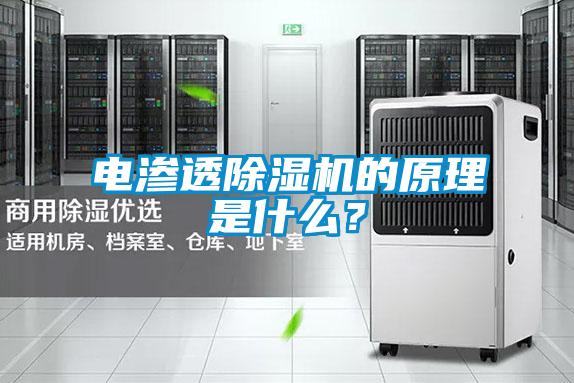 電滲透除濕機(jī)的原理是什么？