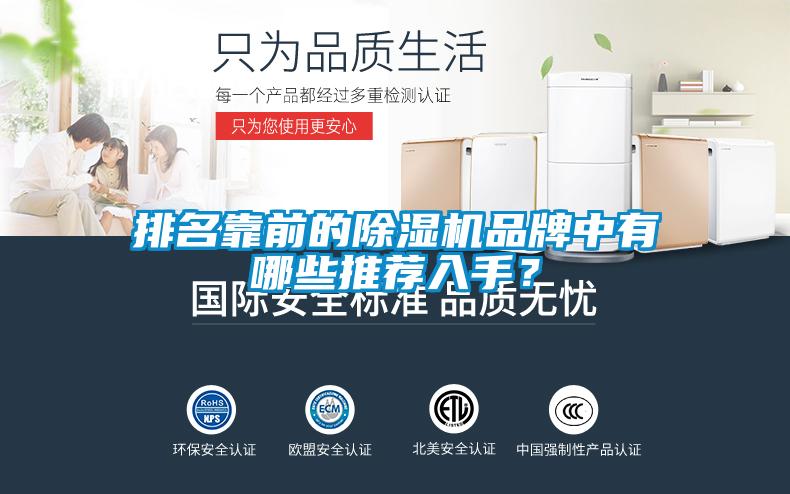 排名靠前的除濕機(jī)品牌中有哪些推薦入手？