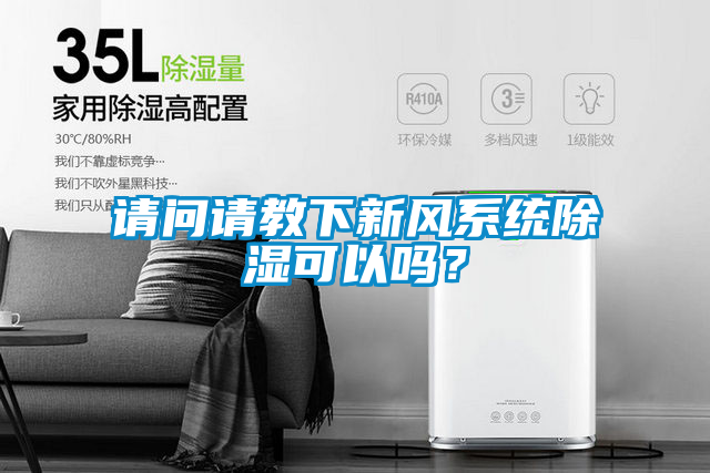 請(qǐng)問請(qǐng)教下新風(fēng)系統(tǒng)除濕可以嗎？