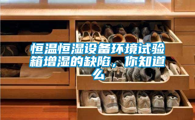 恒溫恒濕設(shè)備環(huán)境試驗箱增濕的缺陷，你知道么