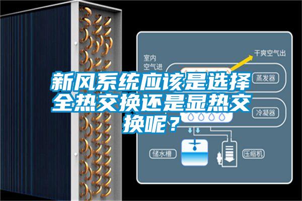 新風(fēng)系統(tǒng)應(yīng)該是選擇全熱交換還是顯熱交換呢？