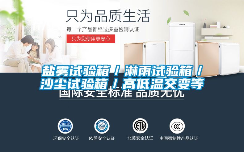 鹽霧試驗箱/淋雨試驗箱/沙塵試驗箱/高低溫交變等