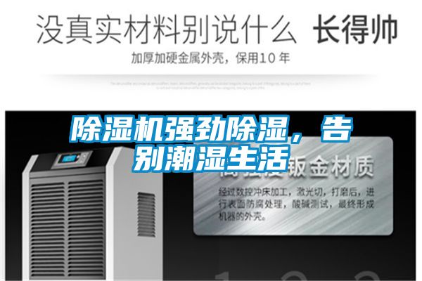 除濕機強勁除濕，告別潮濕生活