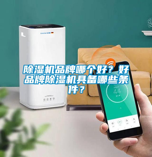 除濕機品牌哪個好？好品牌除濕機具備哪些條件？