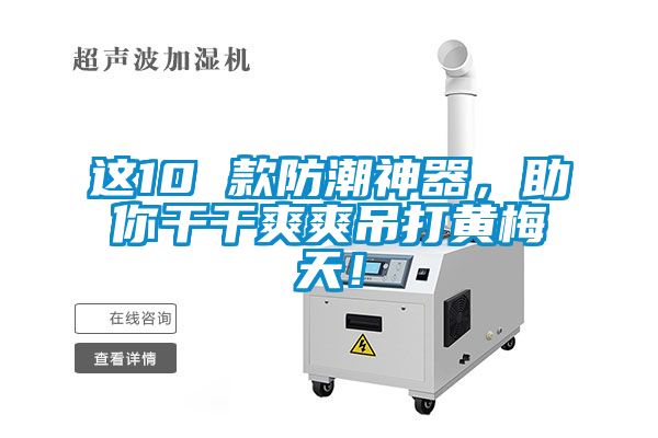 這10 款防潮神器，助你干干爽爽吊打黃梅天！