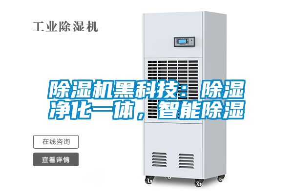 除濕機(jī)黑科技：除濕凈化一體，智能除濕