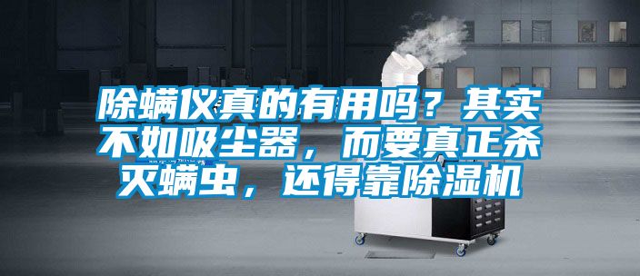 除螨儀真的有用嗎？其實不如吸塵器，而要真正殺滅螨蟲，還得靠除濕機
